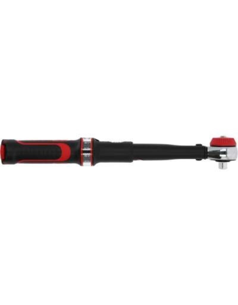 KS TOOLS 3/8" ERGOTORQUE®precision Momentsleutel met draaiknop-omsteek-ratelkop, 10-50Nm - 516.1422