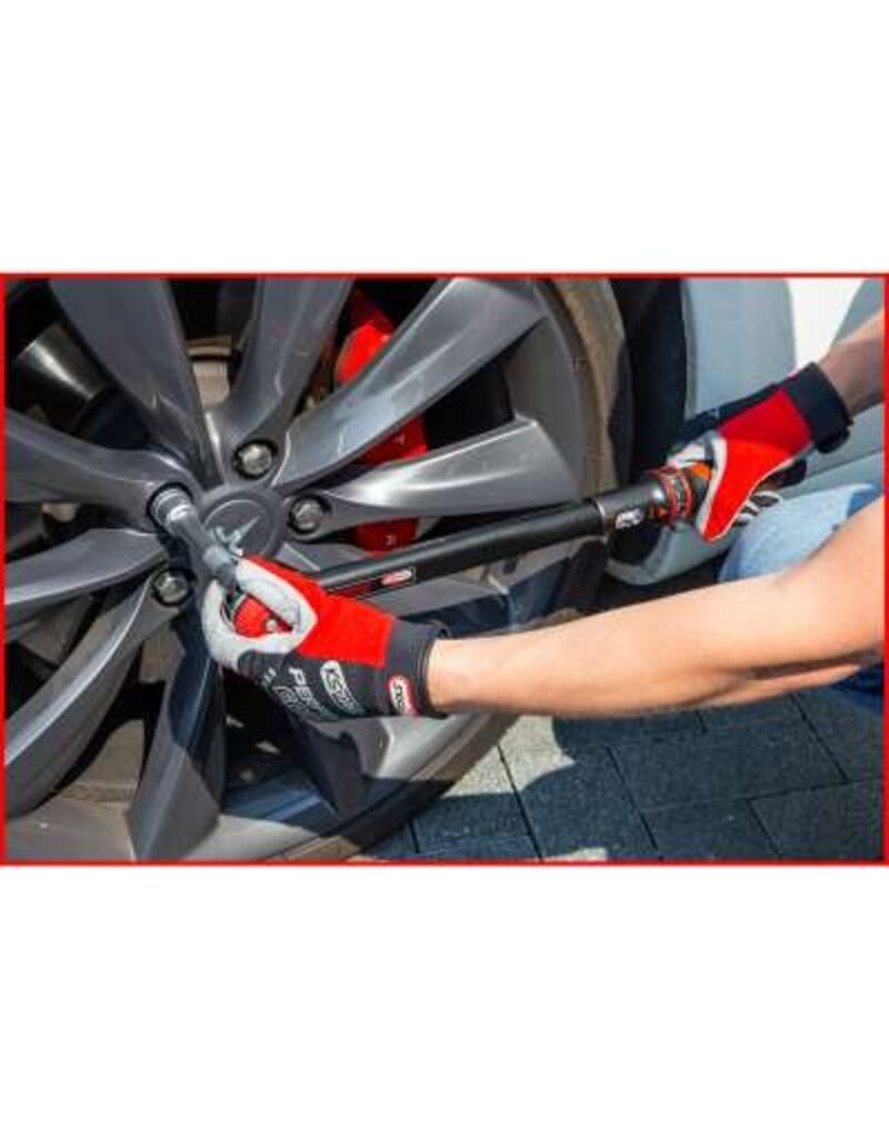 KS TOOLS 1/2" ERGOTORQUE®precision Momentsleutel met draaiknop-omsteek-ratelkop, 40-200Nm - 516.1442