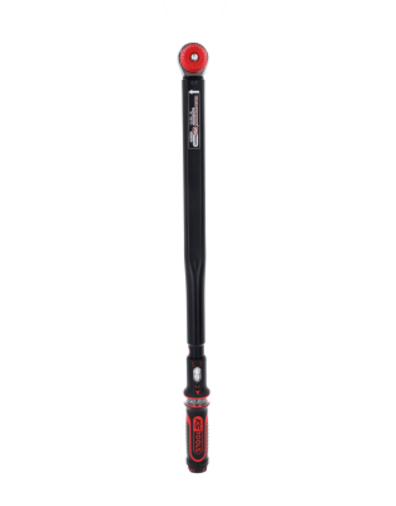 KS TOOLS 1/2" ERGOTORQUE®precision Momentsleutel met draaiknop-omsteek-ratelkop, 80-420Nm - 516.1482