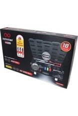 KS TOOLS MASTER wielwissel serviceset met 1/2" INFINITOOL ratel-momentsleutel, 20 – 200 Nm, 18-dlg - 516.2450