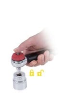 KS TOOLS 1/2" ERGOTORQUE®precision Momentsleutel met draaiknop-omsteek-ratelkop, 40-200Nm - 516.6042