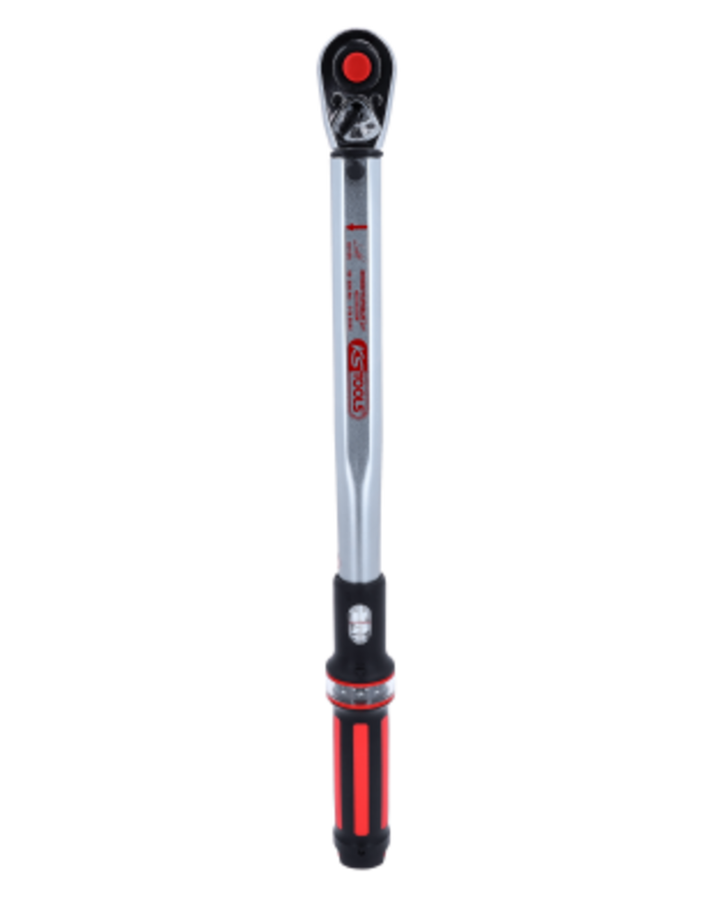 KS TOOLS 1/2" ERGOTORQUE®precision Momentsleutel met omschakelbare ratel, 40-200Nm - 516.6542