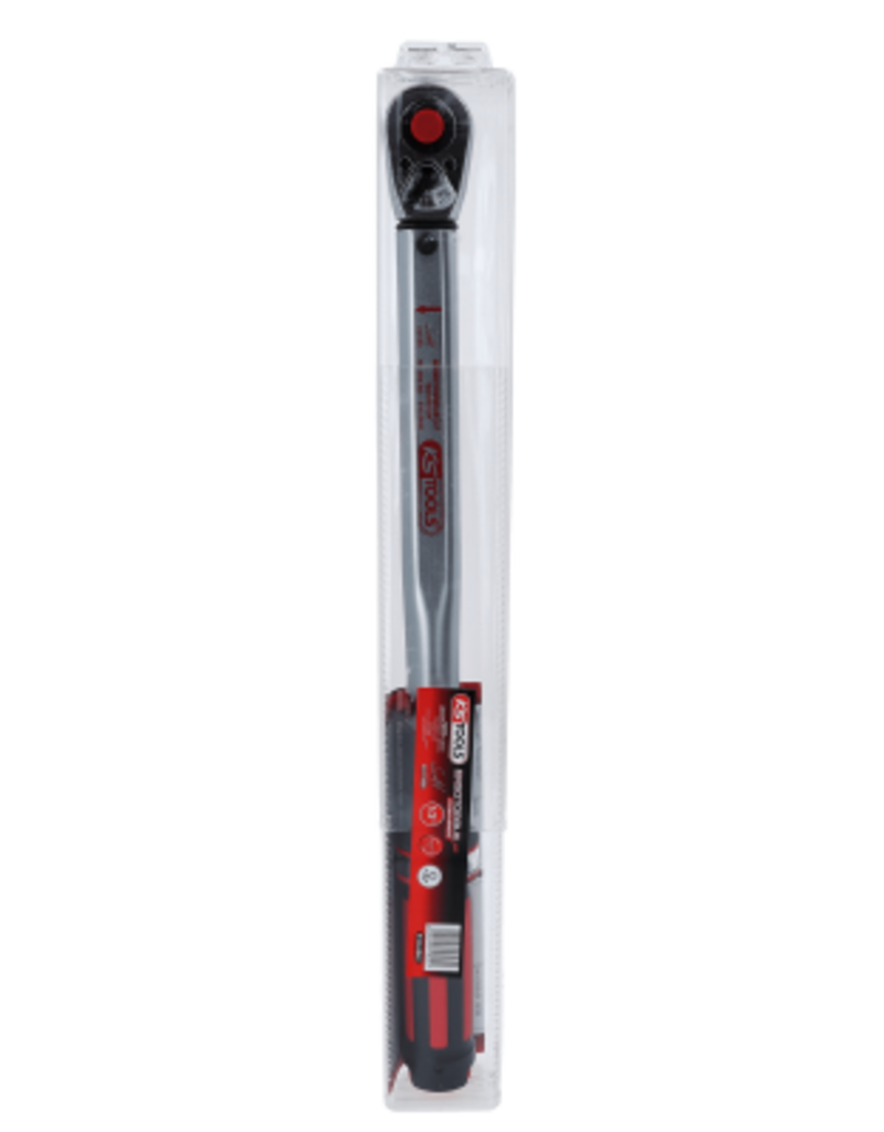 KS TOOLS 1/2" ERGOTORQUE®precision Momentsleutel met omschakelbare ratel, 40-200Nm - 516.6542