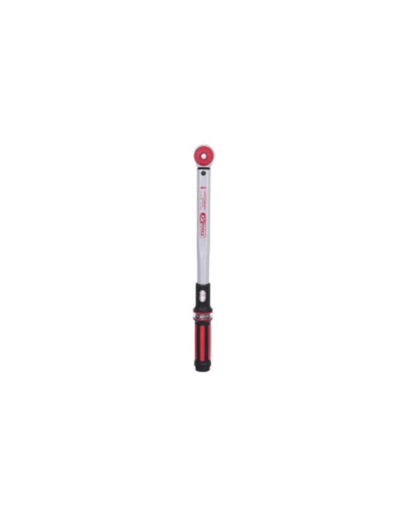 KS TOOLS 1/2" ERGOTORQUE®precision Momentsleutel met draaiknop-omsteek-ratelkop, 40-200Nm - 516.6042