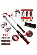 KS TOOLS 1/4" INFINITOOL Momentsleutel met omschakelbare ratelkop, 1-5 Nm - 516.9002