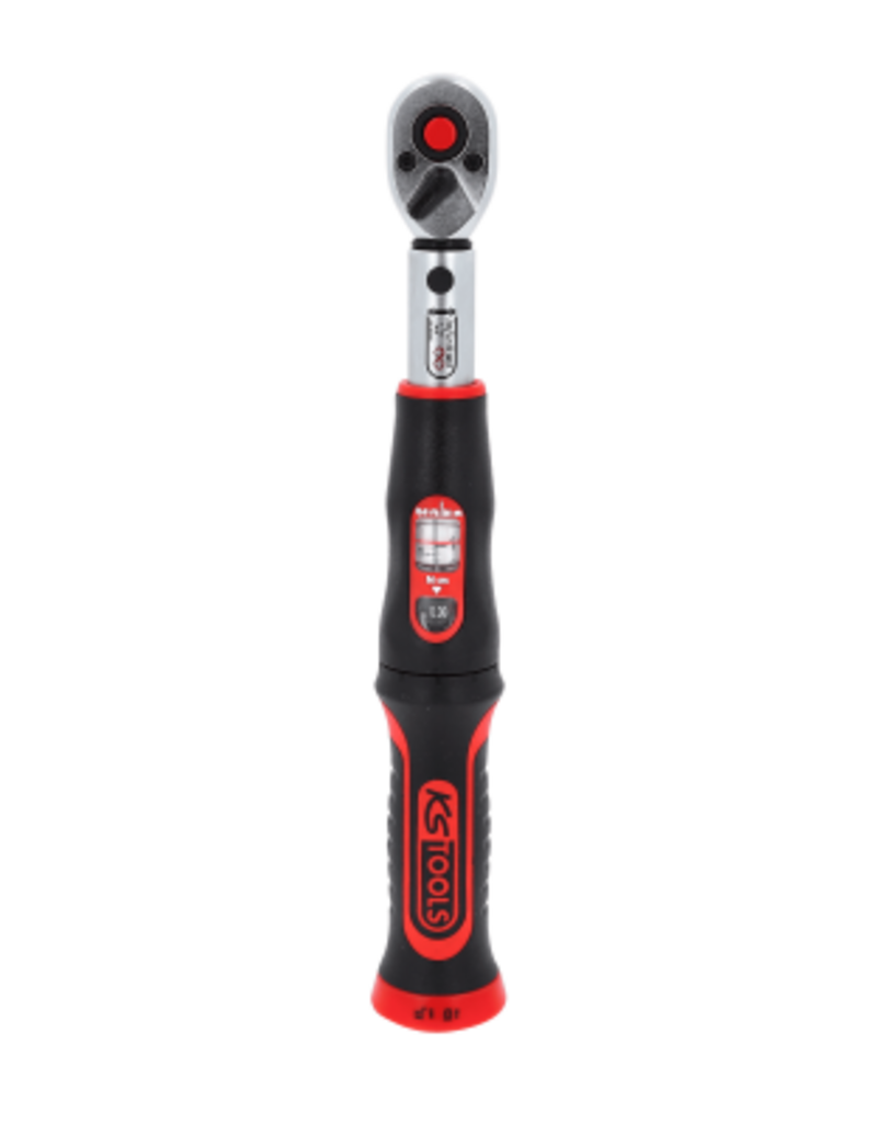 KS TOOLS 1/4" INFINITOOL Momentsleutel met omschakelbare ratelkop, 1-5 Nm - 516.9002