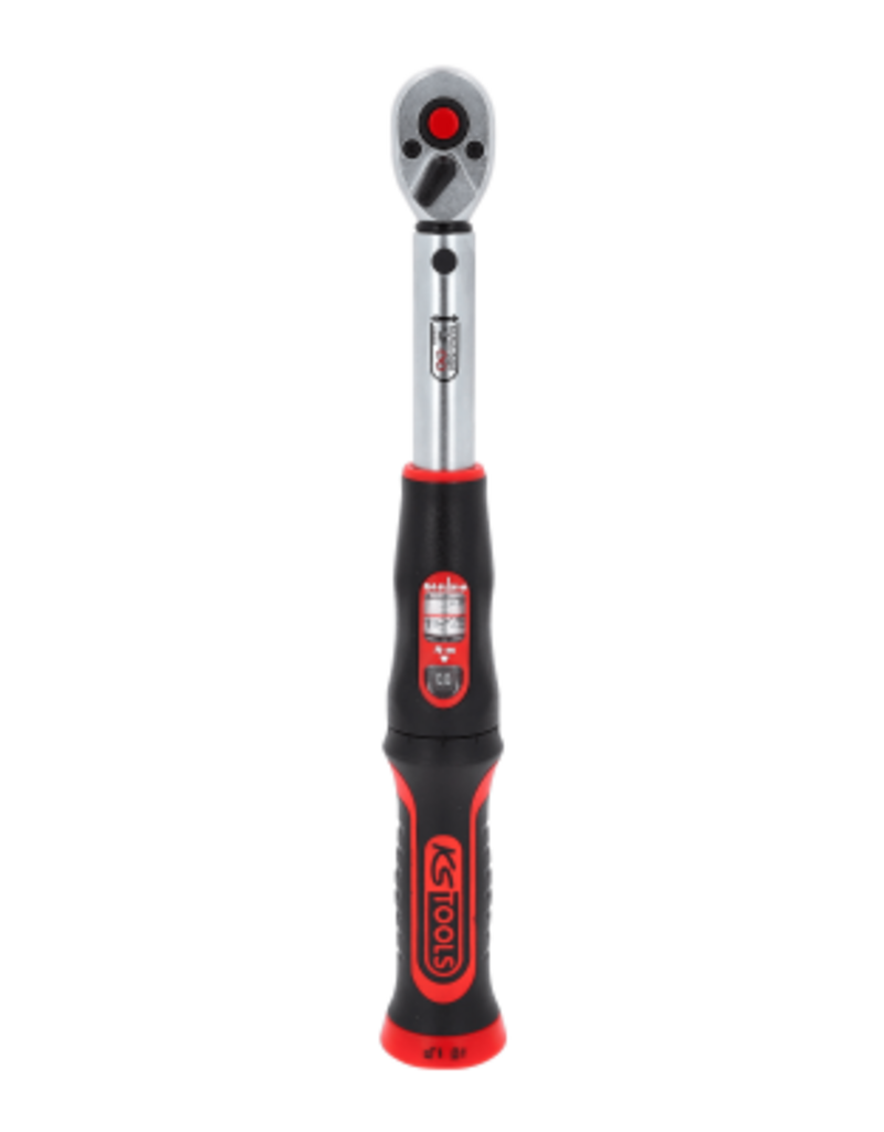 KS TOOLS 1/4" INFINITOOL Momentsleutel met omschakelbare ratelkop, 5-25 Nm - 516.9012
