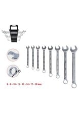 KS TOOLS Ring-steeksleutelset, gebogen, 8-dlg, 8-19mm - 517.0048