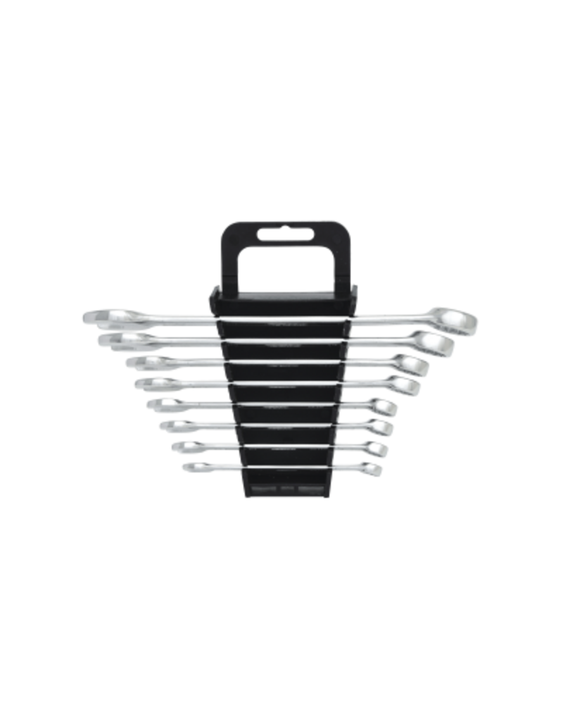 KS TOOLS Ring-steeksleutelset, gebogen, 8-dlg, 8-19mm - 517.0048