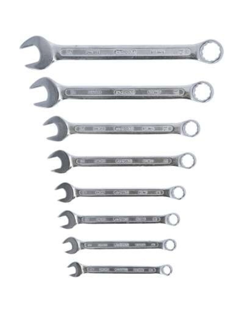 KS TOOLS Ring-steeksleutelset, gebogen, 8-dlg, 8-19mm - 517.0048