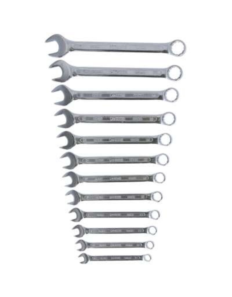 KS TOOLS Ring-steeksleutelset, gebogen, 12-dlg, 8-19mm - 517.0052