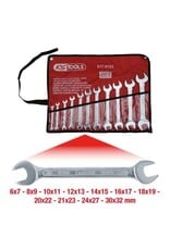 KS TOOLS Dubbele steeksleutelset, 11-dlg, 6x7-30x32mm - 517.0123
