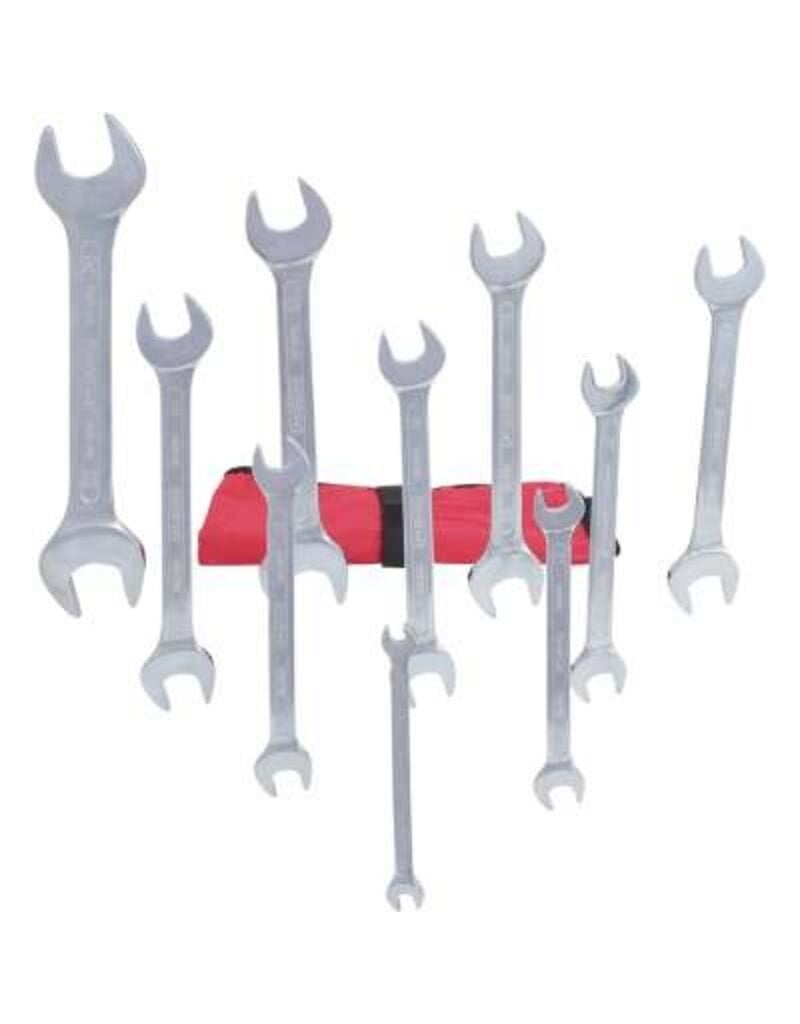 KS TOOLS Dubbele steeksleutelset, 11-dlg, 6x7-30x32mm - 517.0123