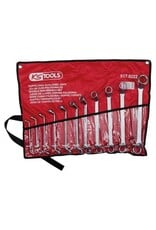KS TOOLS Dubbele ringsleutelset, diep gebogen, 11-dlg, 6-32mm - 517.0222