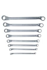 KS TOOLS Dubbele ringsleutelset, diep gebogen, 8-dlg, 6-22mm - 517.0248