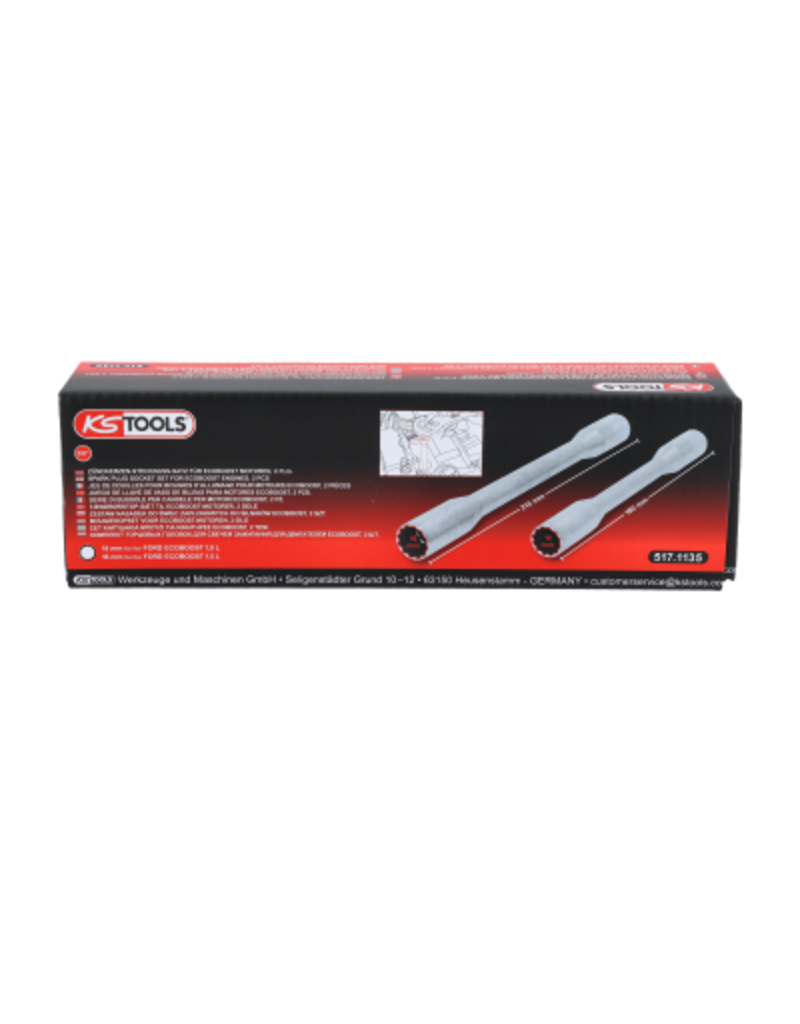KS TOOLS 3/8"bougiedopset voor EcoBoost-motoren, 2-dlg - 517.1135
