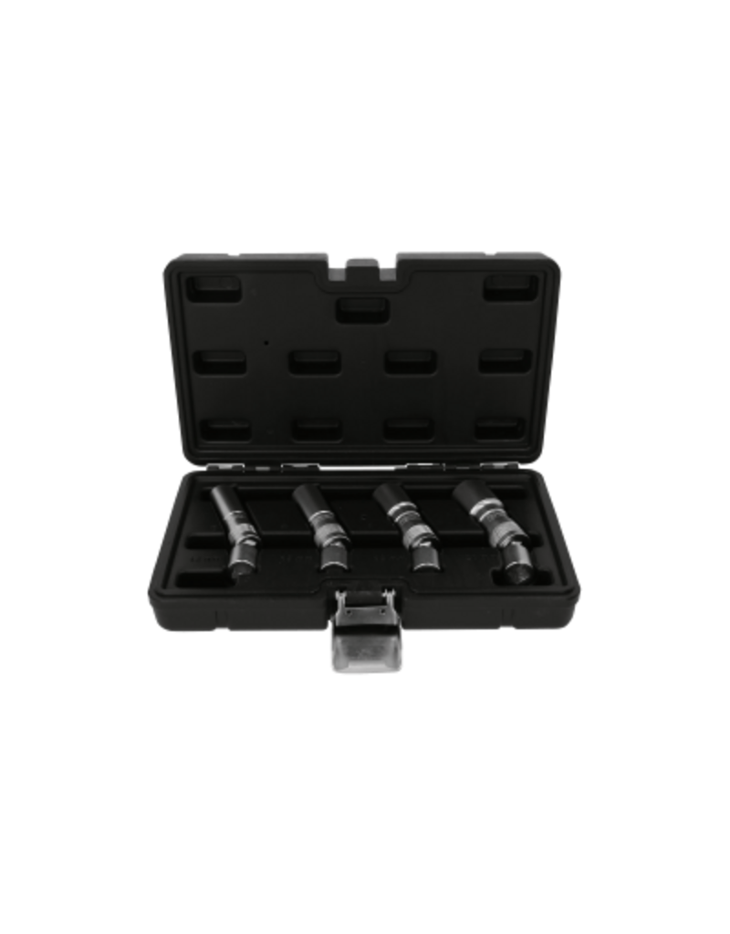 KS TOOLS 3/8" bougiedopsleutelset, 4-dlg, magnetisch met scharnier - 517.1145