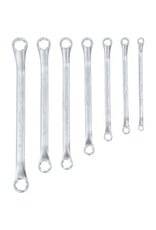 KS TOOLS RESCUEpower Dubbele ringsleutelset, tweezijdig gebogen, 7-dlg 6-19mm - 517.1555