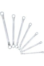 KS TOOLS RESCUEpower Dubbele ringsleutelset, tweezijdig gebogen, 7-dlg 6-19mm - 517.1555