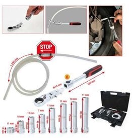 KS TOOLS Remontluchtingssleutelset voor VAG, 11-dlg - 518.0320