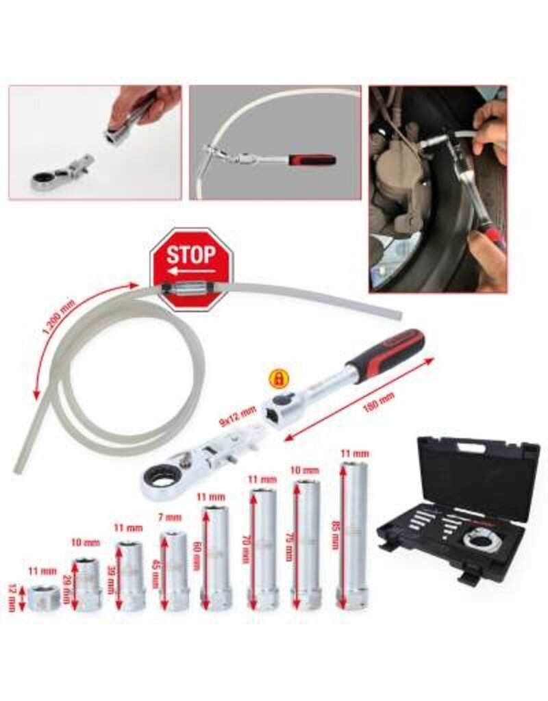 KS TOOLS Remontluchtingssleutelset voor VAG, 11-dlg - 518.0320