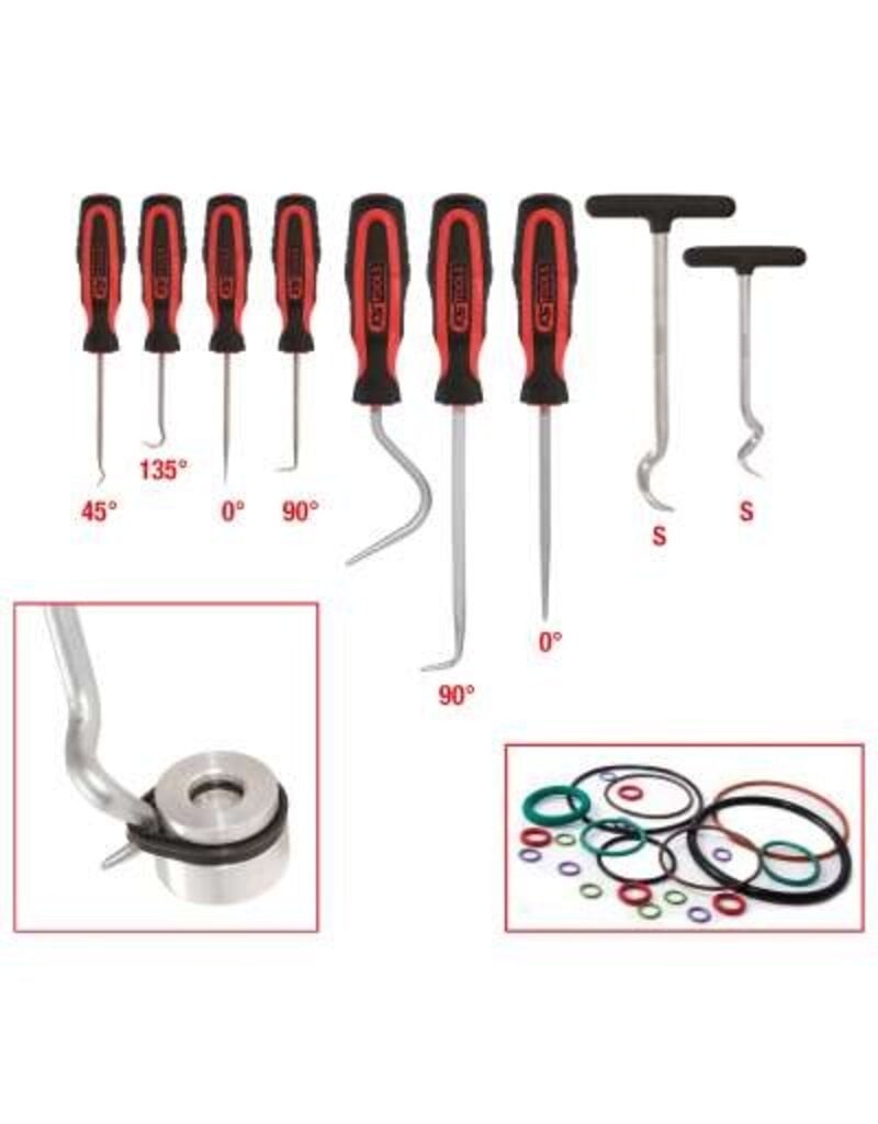 KS TOOLS Master haken-gereedschapset, 9-dlg - 550.1070