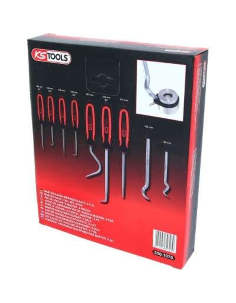 KS TOOLS Master haken-gereedschapset, 9-dlg - 550.1070