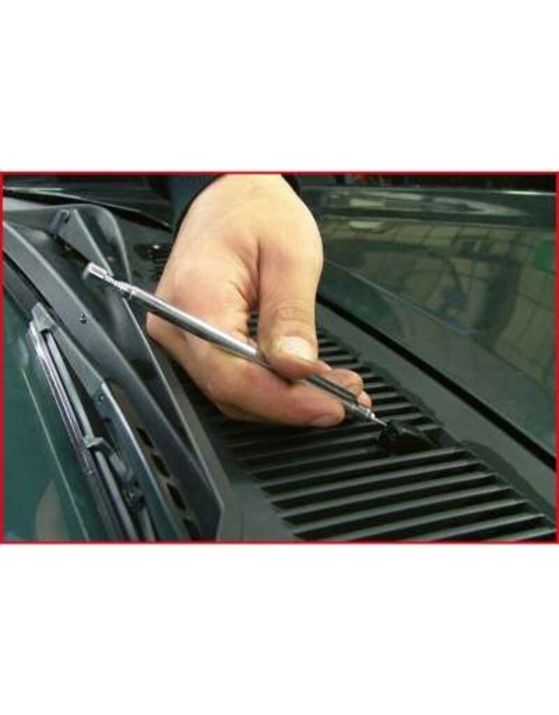 KS TOOLS Flexibele en telescoop-magneethouder en inspectiespiegelset, 6-dlg - 550.1090