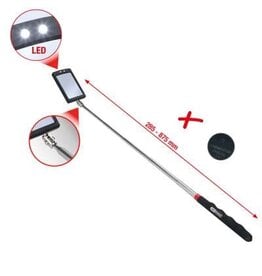 KS TOOLS UltimateBEAM Flexibele inspectiespiegel met verlichting - 550.1136