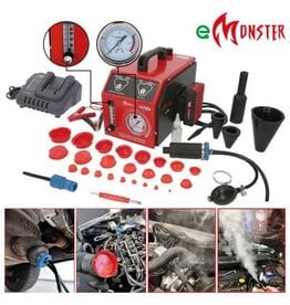 KS TOOLS Rookmachine voor lekdetectie. met 2 Ah accu, 36-dlg - 550.1470