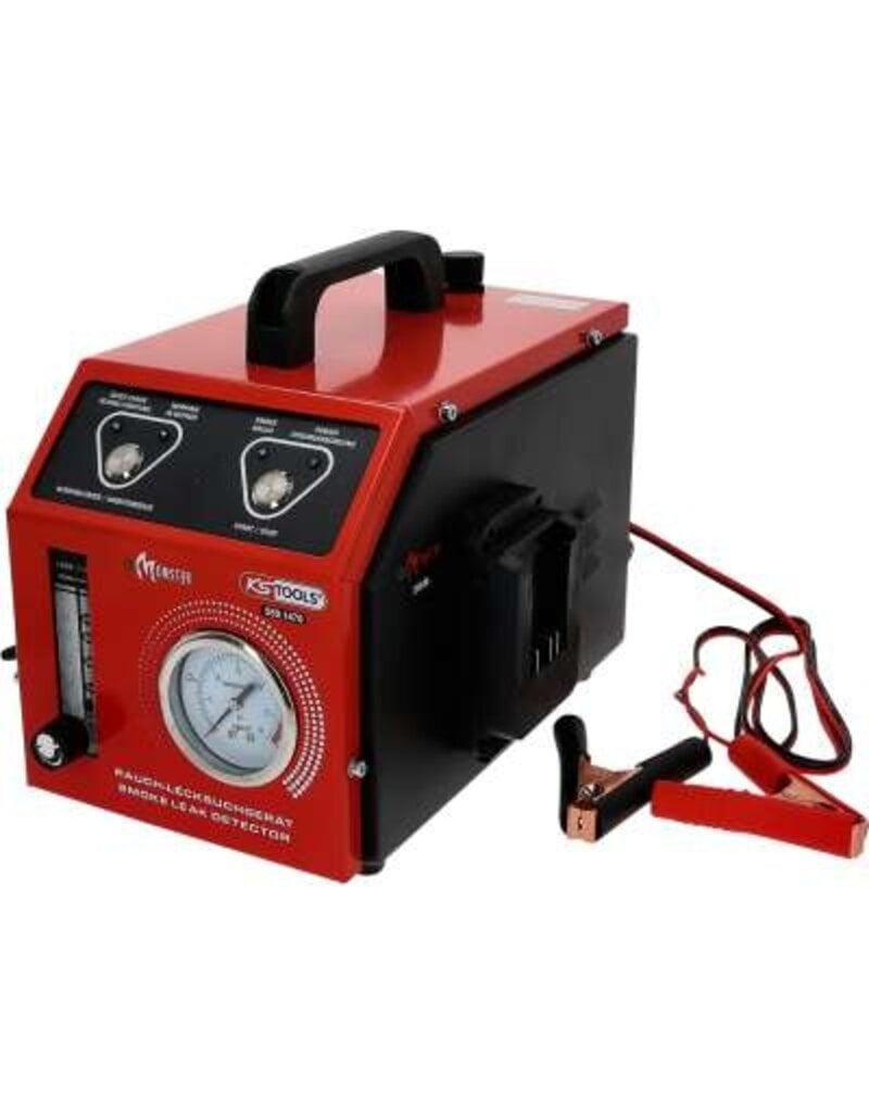KS TOOLS Rookmachine voor lekdetectie. met 2 Ah accu, 36-dlg - 550.1470