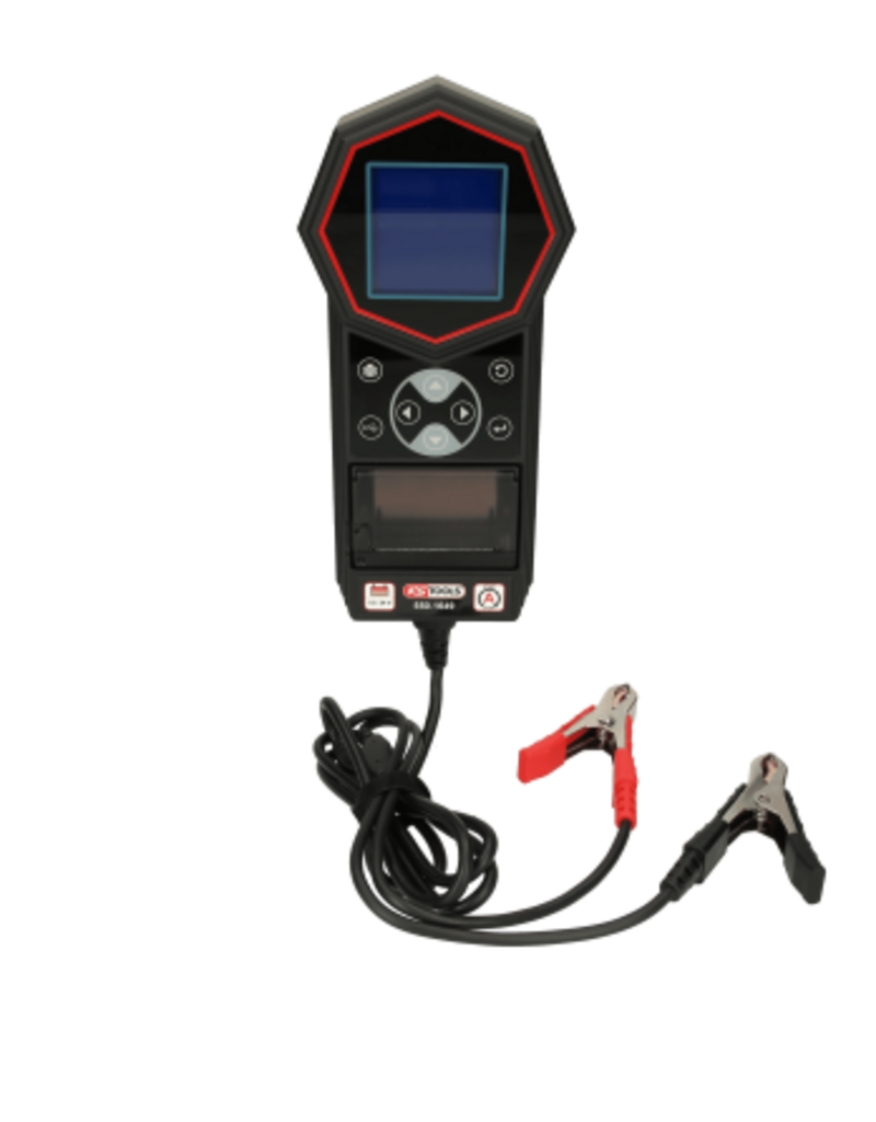 KS TOOLS 12V / 24V Digitale accutester met geïntegreerde printer - 550.1649