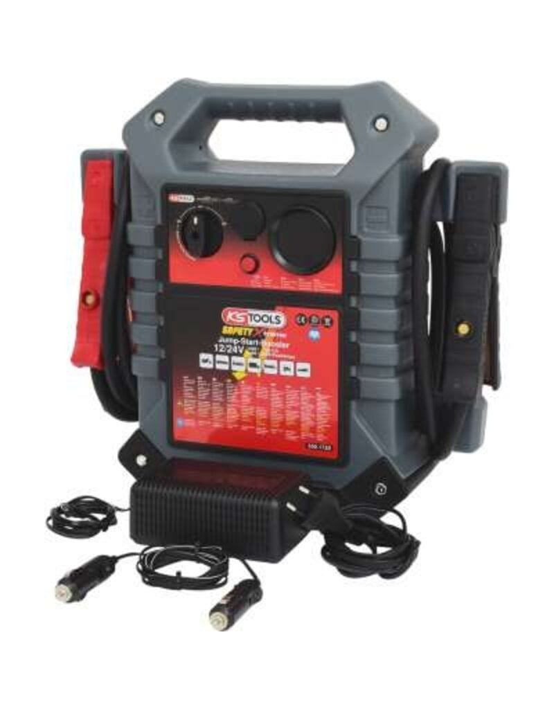 KS TOOLS 12 +24 V Startbooster - mobiele starthulp 1400 A - 550.1720