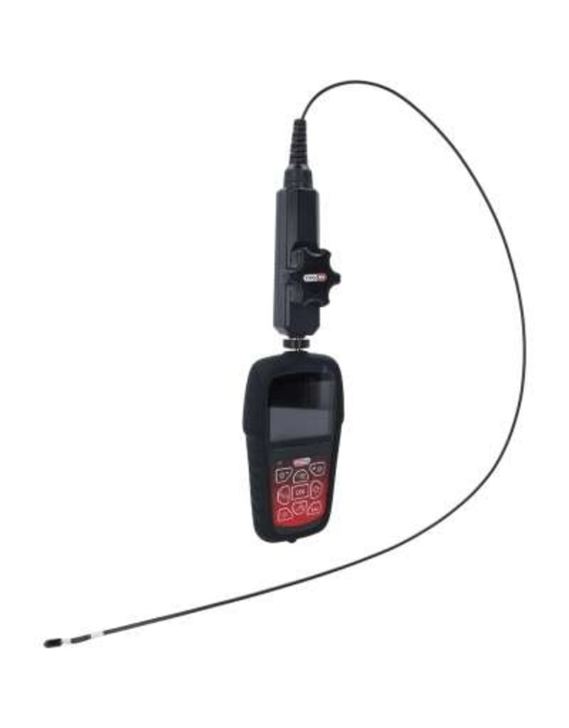 KS TOOLS HD-videoscoopset met Ø 3,9 mm 180° en 0° HD-frontcamerasonde, flexibele PVC-huls, 3-dlg - 550.7550
