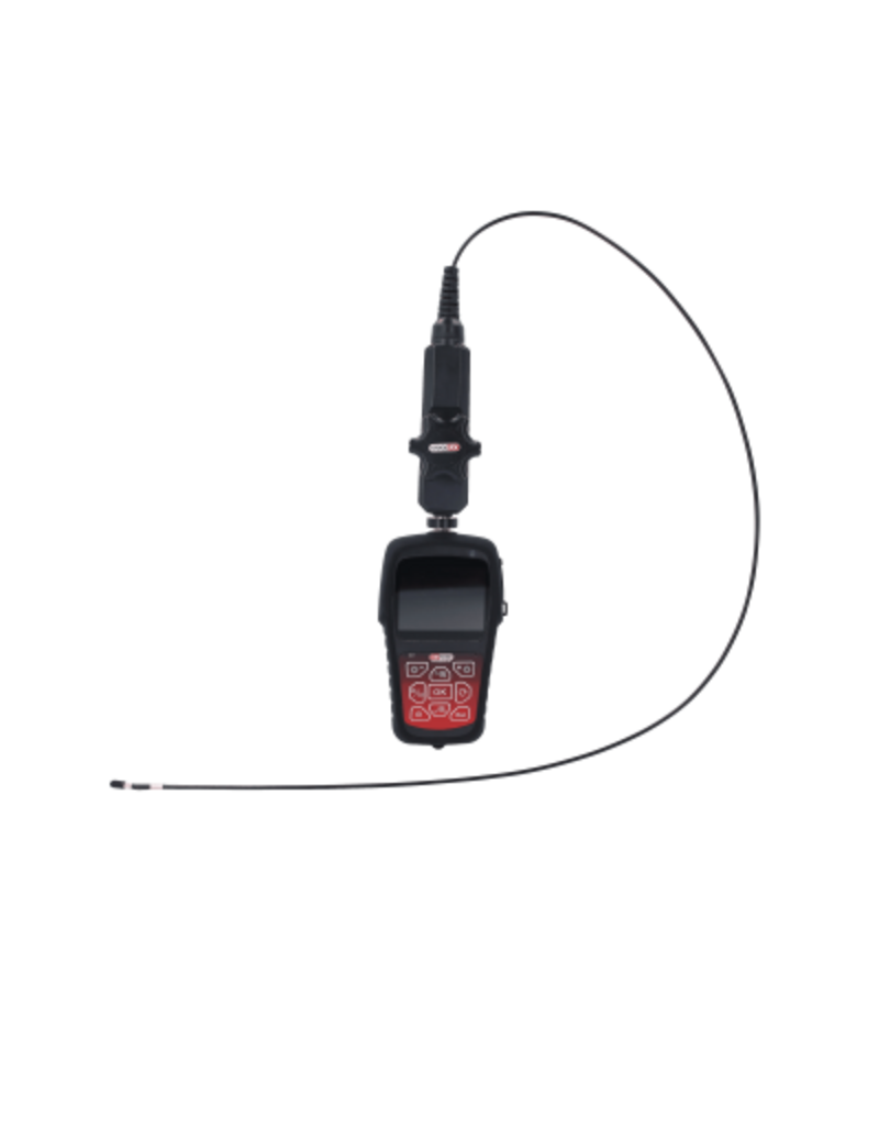 KS TOOLS HD-videoscoopset met Ø 3,9 mm 180° en 0° HD-frontcamerasonde, flexibele PVC-huls, 3-dlg - 550.7550