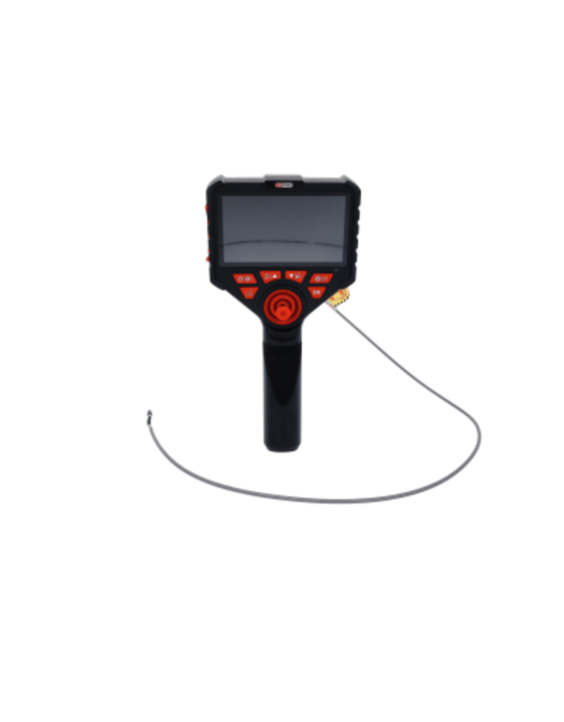 KS TOOLS HD-videoscoopset met Ø 3,9 mm 720 en 0° HD-frontcamera-sonde, flexibele PVC-huls - 550.7580