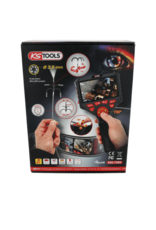 KS TOOLS HD-videoscoopset met Ø 3,9 mm 720 en 0° HD-frontcamera-sonde, flexibele PVC-huls - 550.7580