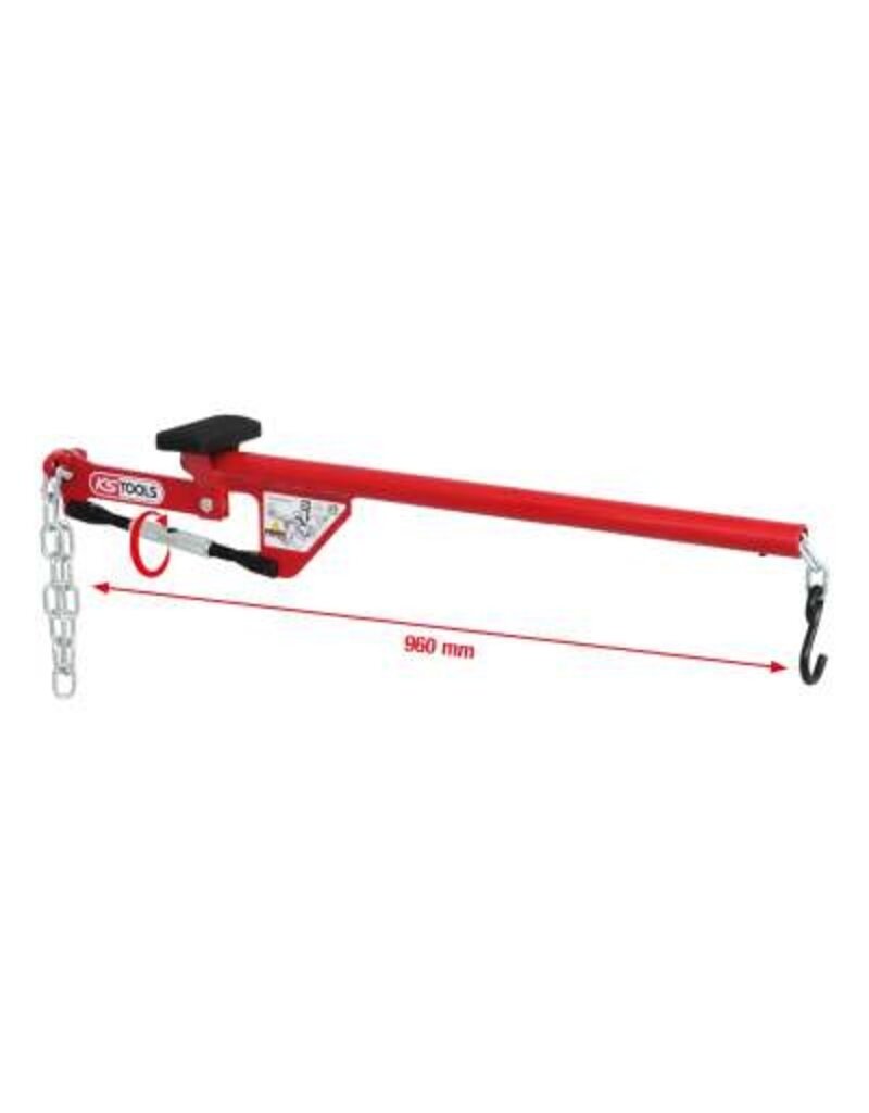 KS TOOLS Universele ashefboom met ketting, 960mm - 700.1495