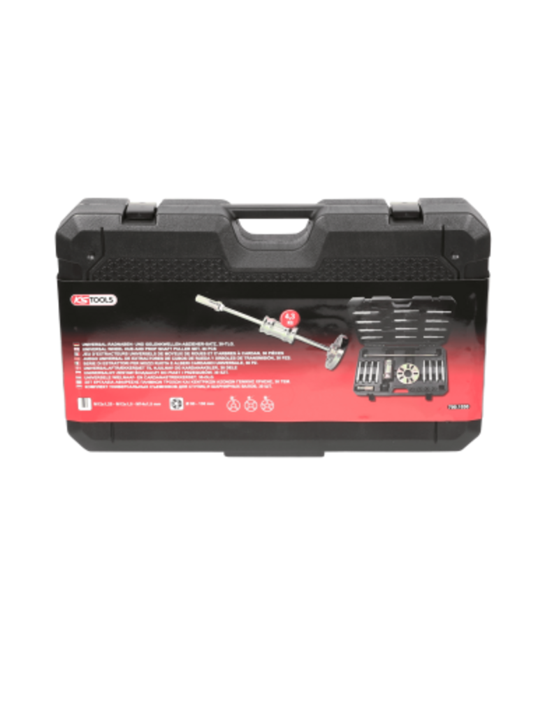 KS TOOLS Universele wielnaaf- en cardanastrekkerset, 30-dlg - 700.1530