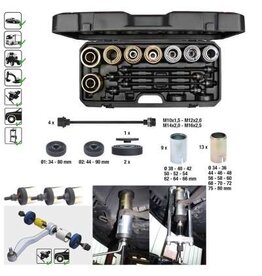 KS TOOLS Druk- en trekbussenset, 37-dlg - 700.1550
