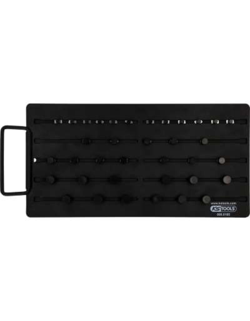 KS TOOLS Magnetisch dopsleutel-opbergsysteem, 38-dlg - 800.0185
