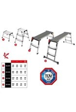 KS TOOLS Aluminium veiligheids plateau, 1270x446x495mm - 800.0960