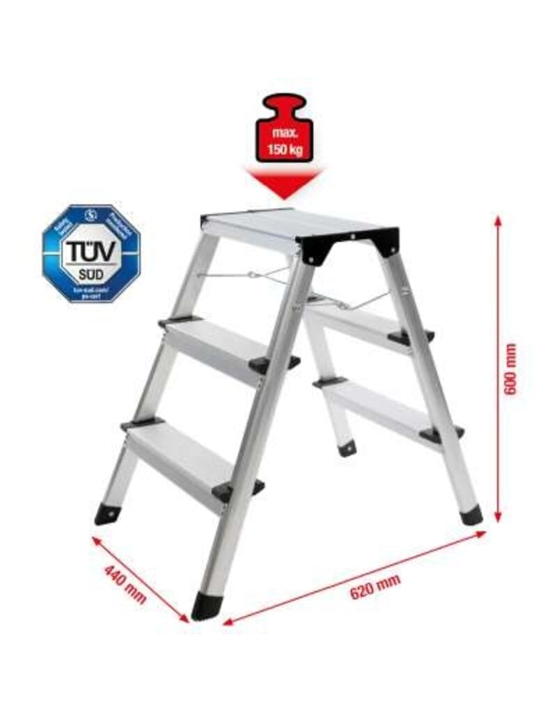 KS TOOLS Aluminium uitzettrap - 800.0965