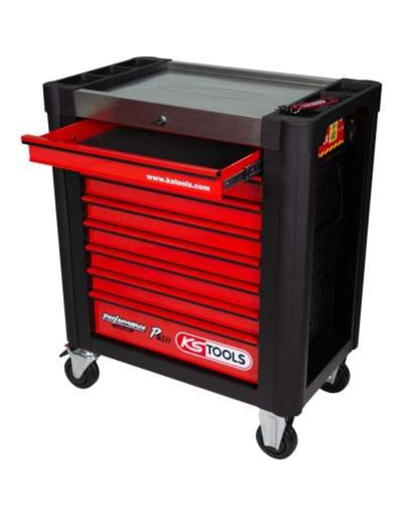 KS TOOLS Performanceplus gereedschapwagenset P10 met 241 gereedschappen voor 4 schuifladen - 810.4241