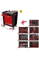 KS TOOLS Performanceplus gereedschapwagenset P10 met 397 gereedschappen voor 7 schuifladen - 810.7397