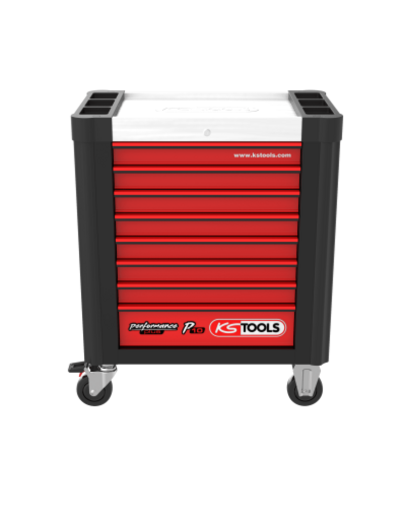 KS TOOLS Performanceplus gereedschapwagenset P10 met 397 gereedschappen voor 7 schuifladen - 810.7397