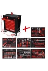 KS TOOLS Performanceplus gereedschapwagenset P15 met 397 gereedschappen voor 7 schuifladen - 815.7397