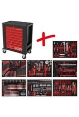 KS TOOLS Performanceplus gereedschapwagenset P15 met 397 gereedschappen voor 7 schuifladen - 815.7397