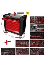 KS TOOLS Performanceplus gereedschapwagenset P25 met 564 gereedschappen voor 8 schuifladen - 825.8564