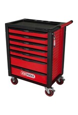 KS TOOLS RACINGline ZWART/ROOD gereedschapswagen met 7 laden - 826.0007